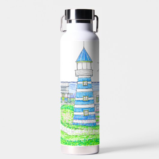 20 oz Thermal Lighthouse Tumbler Trinkflasche (Vorne)