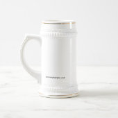 20 oz white stein bierglas (Links)