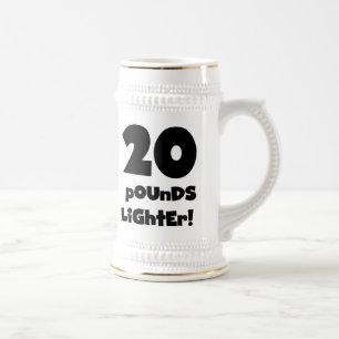 20 Pfund leichter Bierglas