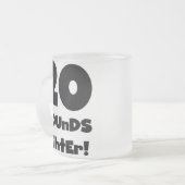 20 Pfund leichter Mattglastasse (Vorderseite Links)