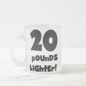 20 Pfund leichter Mattglastasse (Links)