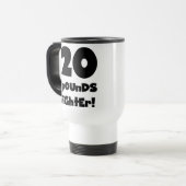 20 Pfund leichter Reisebecher (Vorderseite Links)