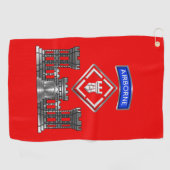 20. Pionierbrigade Airborne Golfhandtuch (Horizontal)