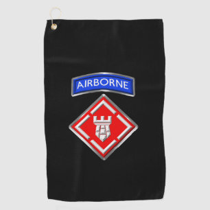 20. Pionierbrigade Maßgeschneiderter Patch Golfhandtuch