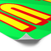 20 PROZENT DES EINZELHANDELS POSTER (Ecke)