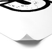 20 % Rabatt auf Verkauf, Einzelhandel, Beschriftun Poster (Ecke)