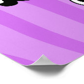 20% Rabatt auf Verkauf, Lila Verkaufszeichen, Einz Poster (Ecke)