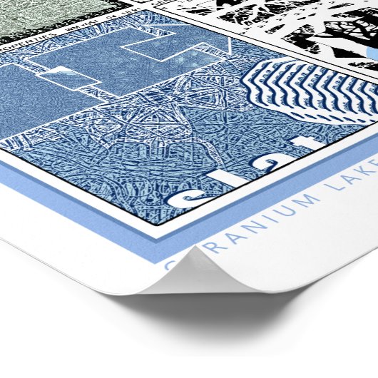 20 Shades of Yonder Poster (Ecke)