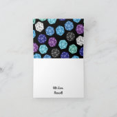 20 Sided Dice DND Games Kindergeburtstag Party Karte (Innenseite)