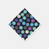 20 Sided Dice DND Games Kindergeburtstag Party Serviette (Ecke)