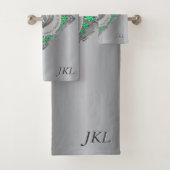 20. Smaragdjubiläum Platinhandtuch Badhandtuch Set (Insitu)