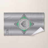 20. Smaragdjubiläum Platinhandtuch Badhandtuch Set (Handtuch)