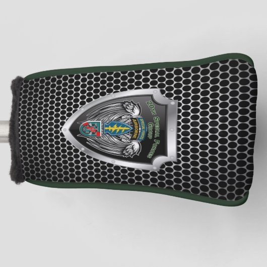 20. Sondereinsatzgruppe (Im Flugzeug) Schild Golf Headcover (Vorderseite)