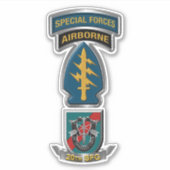20. Special Forces Group Aufkleber (Vorderseite)