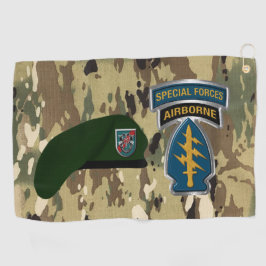 20. Special Forces Group Golfhandtuch