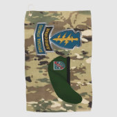 20. Special Forces Group Golfhandtuch (Vorderseite)