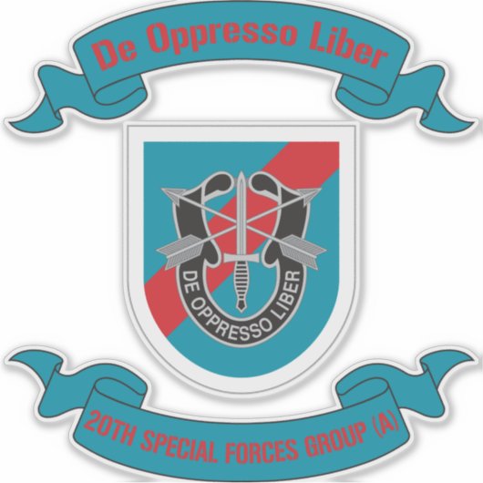 20. Special Forces Group (Im Flugzeug) 20. SFG Aufkleber (Vorderseite)