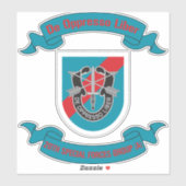 20. Special Forces Group (Im Flugzeug) 20. SFG Aufkleber (Blatt)