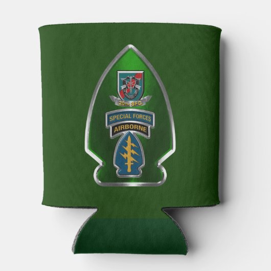 20. Special Forces Group (Im Flugzeug) Dosenkühler (Rückseite)