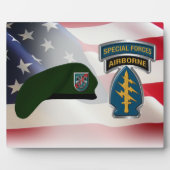 20. Special Forces Group (IM FLUGZEUG) Fotoplatte (Vorderseite)