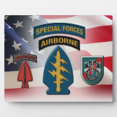 20. Special Forces Group (IM FLUGZEUG) Fotoplatte (Vorderseite)