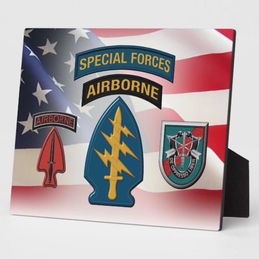 20. Special Forces Group (IM FLUGZEUG) Fotoplatte (Seite)