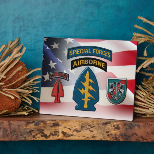 20. Special Forces Group (IM FLUGZEUG) Fotoplatte