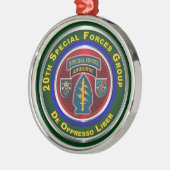 20. Special Forces Group (Im Flugzeug) Ornament Aus Metall (Links)