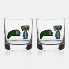 20. Special Forces Group Im Flugzeug Whiskyglas