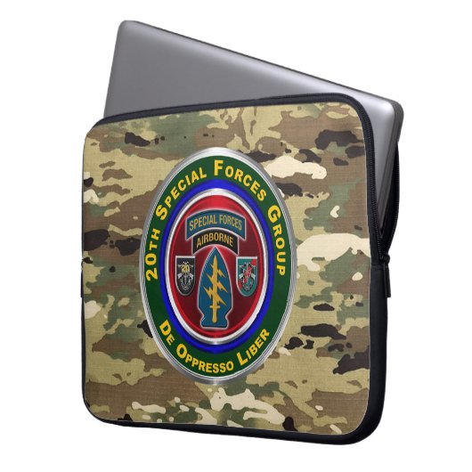 20. Special Forces Group Laptopschutzhülle (Vorderseite Links)