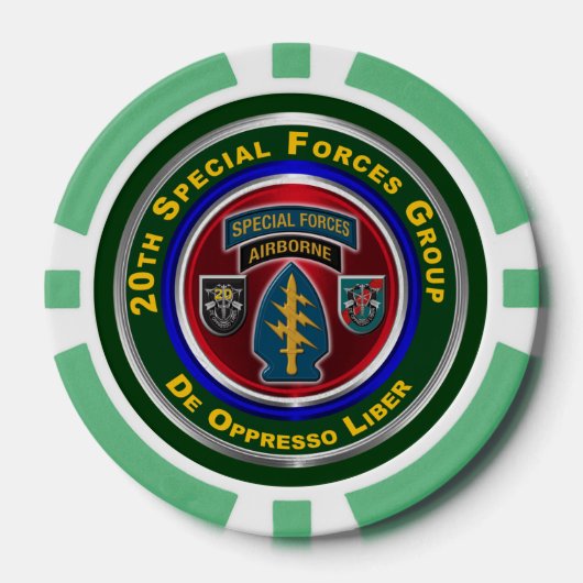 20. Special Forces Group Pokerchips (Vorderseite)