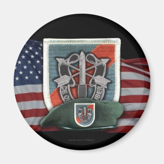 20. Spezialkräfte Flash Vietnam Vets Magnet (Vorne)