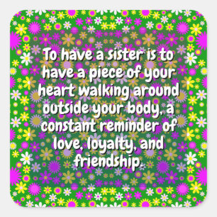 (20 Stk.) Sonderanführungszeichen Elegant Floral Quadratischer Aufkleber