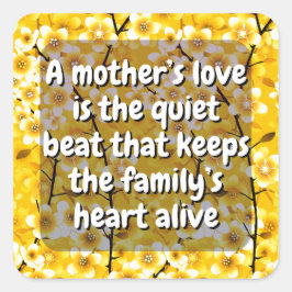 (20 Stk.) Zitat der Blumenmutter | Aufkleber für n