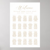 20 Tabellen - Begrüßungsdiagramm Poster (Vorne)