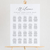 20 Tabellen - Begrüßungsdiagramm Poster