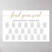 20 Tische für die Sitzplakette Poster (Vorne)