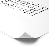 20 Tische Grüne elegante Hochzeitssitzkarte Poster (Ecke)