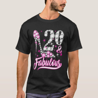 20 und fabelhafte 20. b-Tag Pink Diamond Shoes Bea T-Shirt