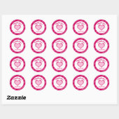 20 Valentinstag Herzlichen Dank Stickers (Blatt)