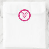 20 Valentinstag Herzlichen Dank Stickers (Tasche)