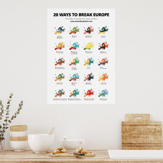 20 Wege, Europa zu durchbrechen Poster (Küche)