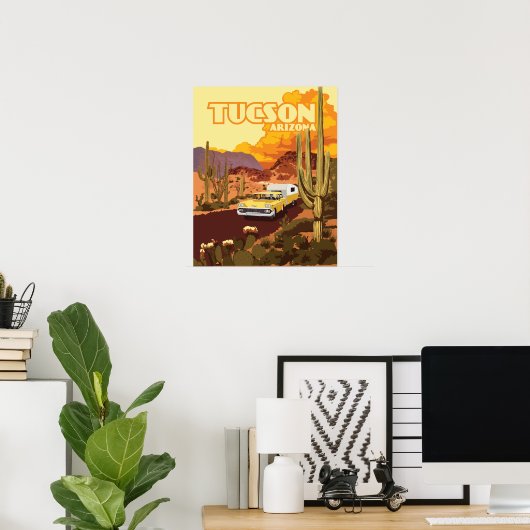 20"x16" Camper Poster (Heimbüro)