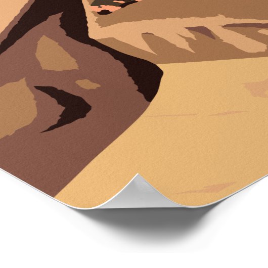 20"x16" Gila Monster Poster (Ecke)