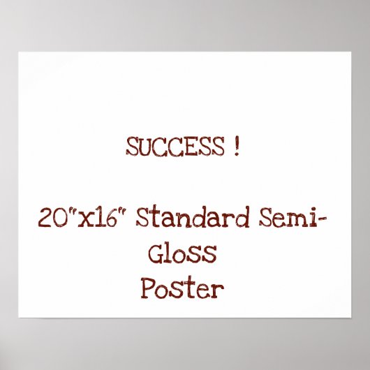 20"x16" Standard-Hochglanzposter Poster (Vorne)