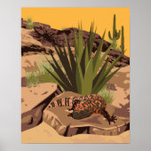20"x16" Südwest Gila Monster Poster (Vorne)