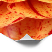 20"x20", Poster Paper (Semi-Gloss) Orange-Blume (Ecke)