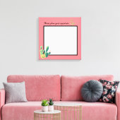 20"x20" Signature Leinwand Bohemisch Cactus Succul (Insitu (Wohnzimmer))