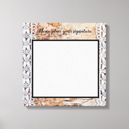 20"x20" Signature Leinwand Country Stall Holzwand (Vorderseite)