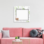 20"x20" Signature-Leinwand Deer Doe Buck Woodland Leinwanddruck (Insitu (Wohnzimmer))